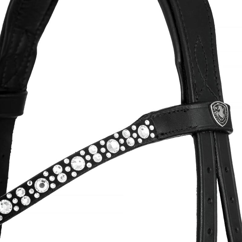 Frâu cu frâie pentru cal EQUESTRIAN QUEEN Dione