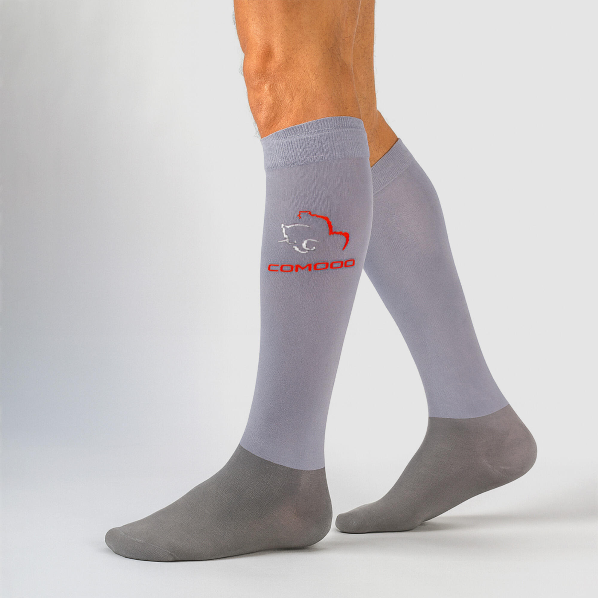 COMODO - Femme Chaussettes Equitation | Chaussettes Hautes Longues pour Eté 3/4