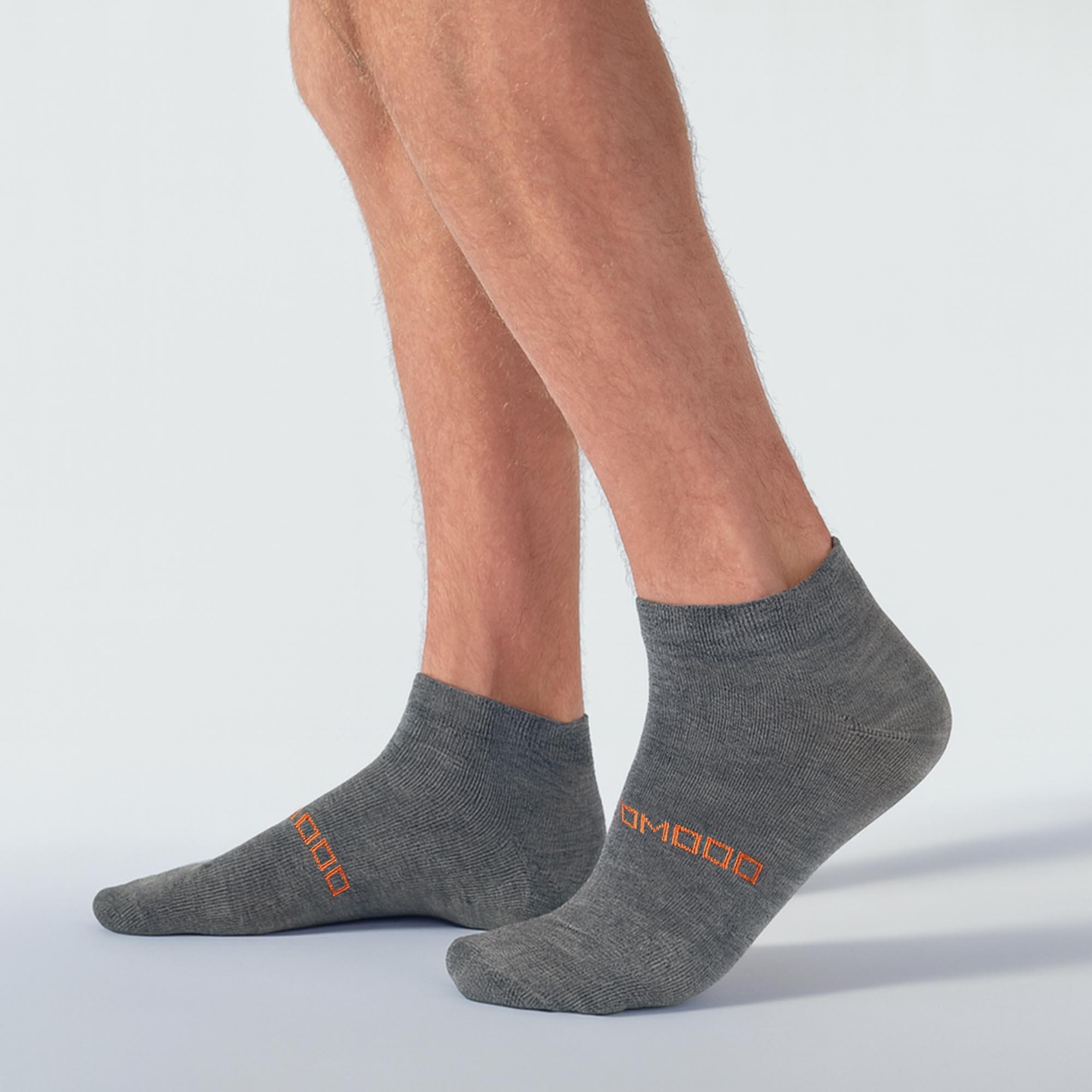 Laufsocken Merinowolle | Stiefelsocken Sportsocken Kurz für Sommer | Comodo 5/6