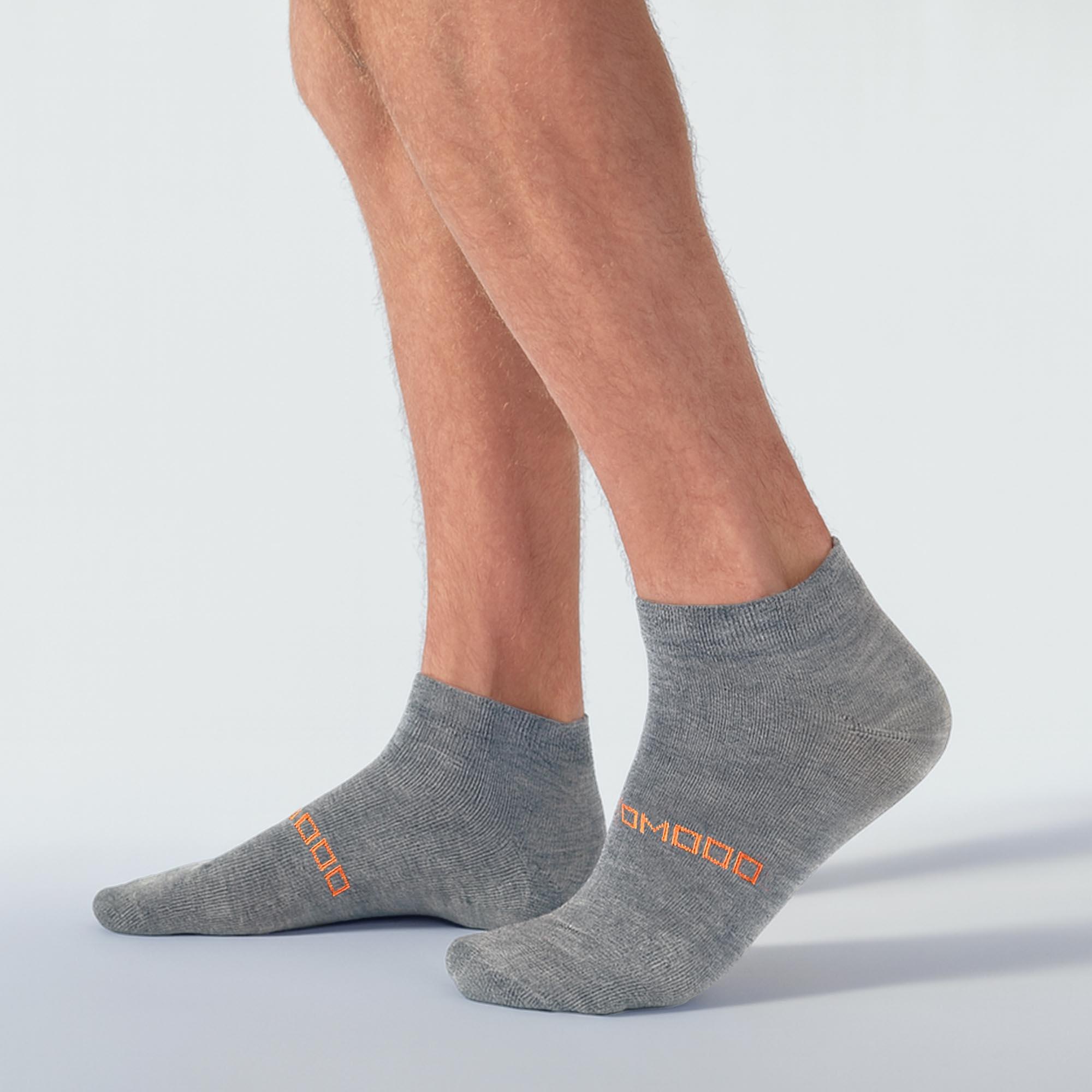 Laufsocken Merinowolle | Stiefelsocken Sportsocken Kurz für Sommer | Comodo 5/6