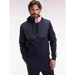 Sweat zippée bi-matière Eden Park - Homme
