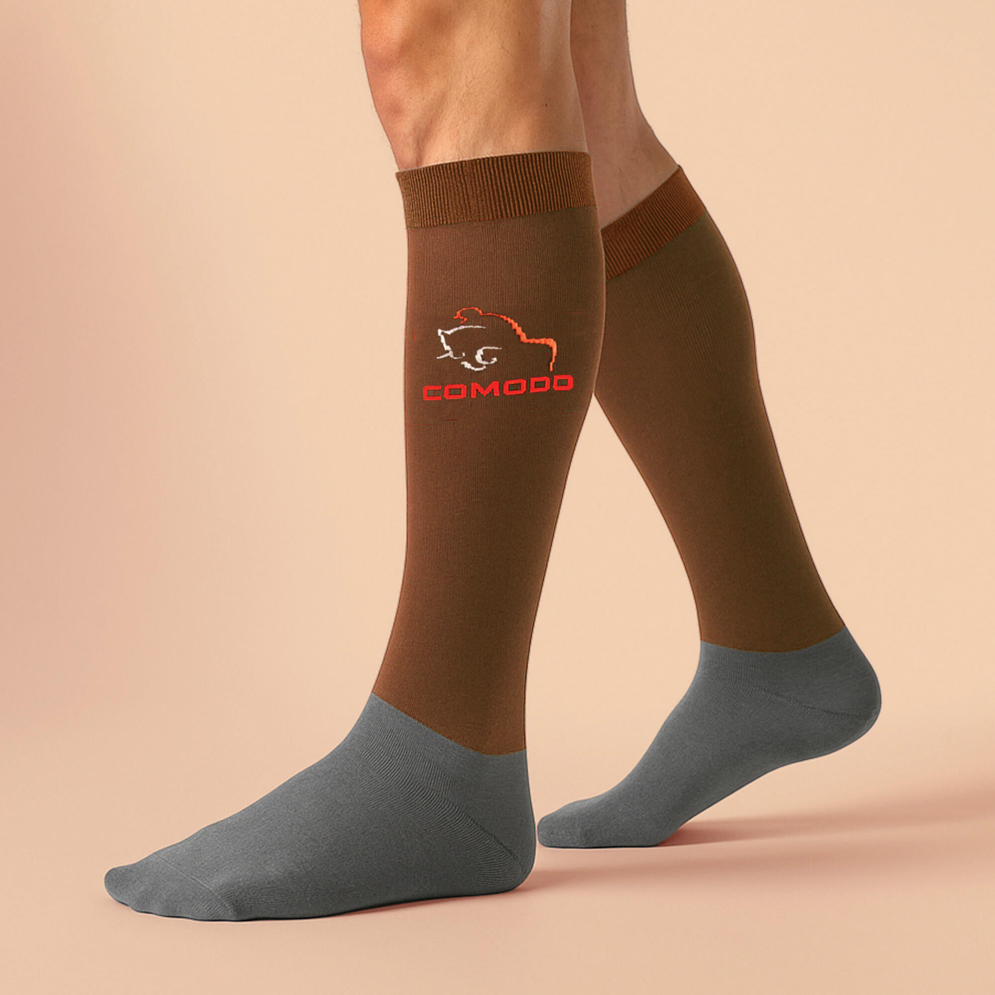 COMODO - Femme Chaussettes Equitation | Chaussettes Hautes Longues pour Eté 3/4