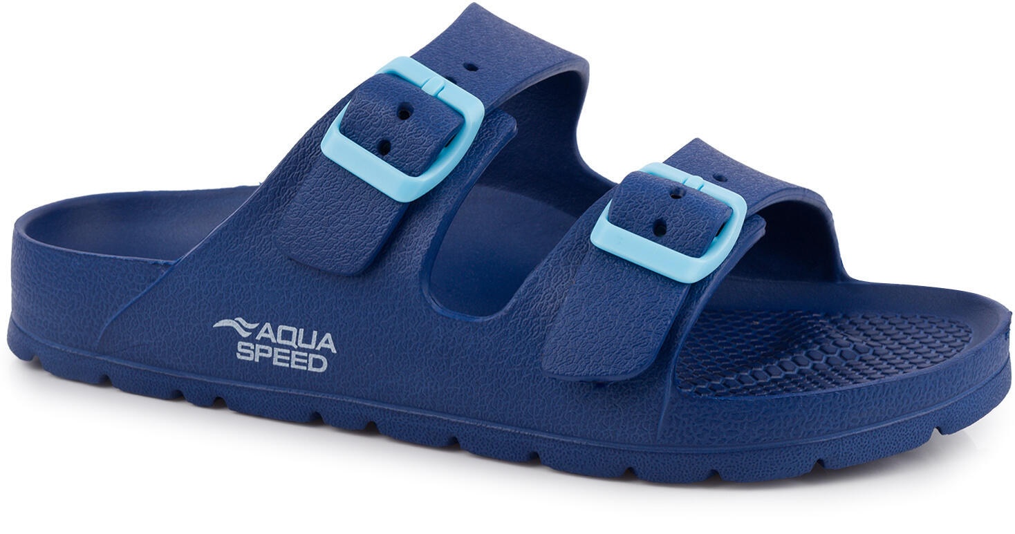 Klapki dziecięce na basen regulowane klamry Aqua Speed 1/6