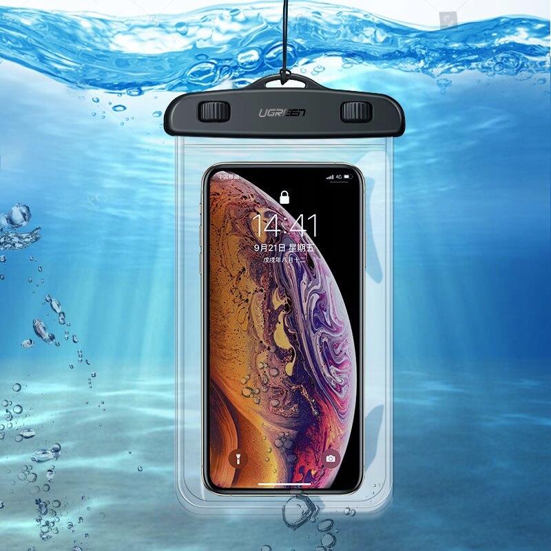 UGREEN WODOSZCZELNE ETUI WODOODPORNY CASE NA TELEFON NA BASEN PLAŻĘ WODĘ 3/7