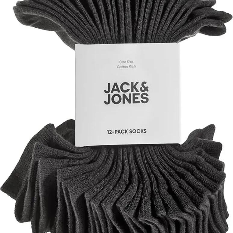 JACK & JONES unisex sneaker socks pack of 12