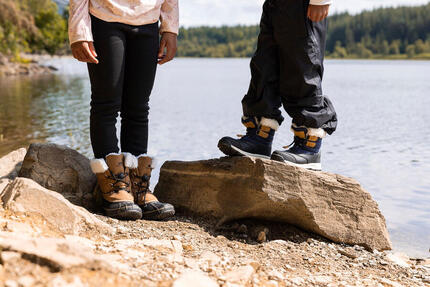 Trespass RATHO Bottes d'hiver pour enfants – imperméables et chaudes