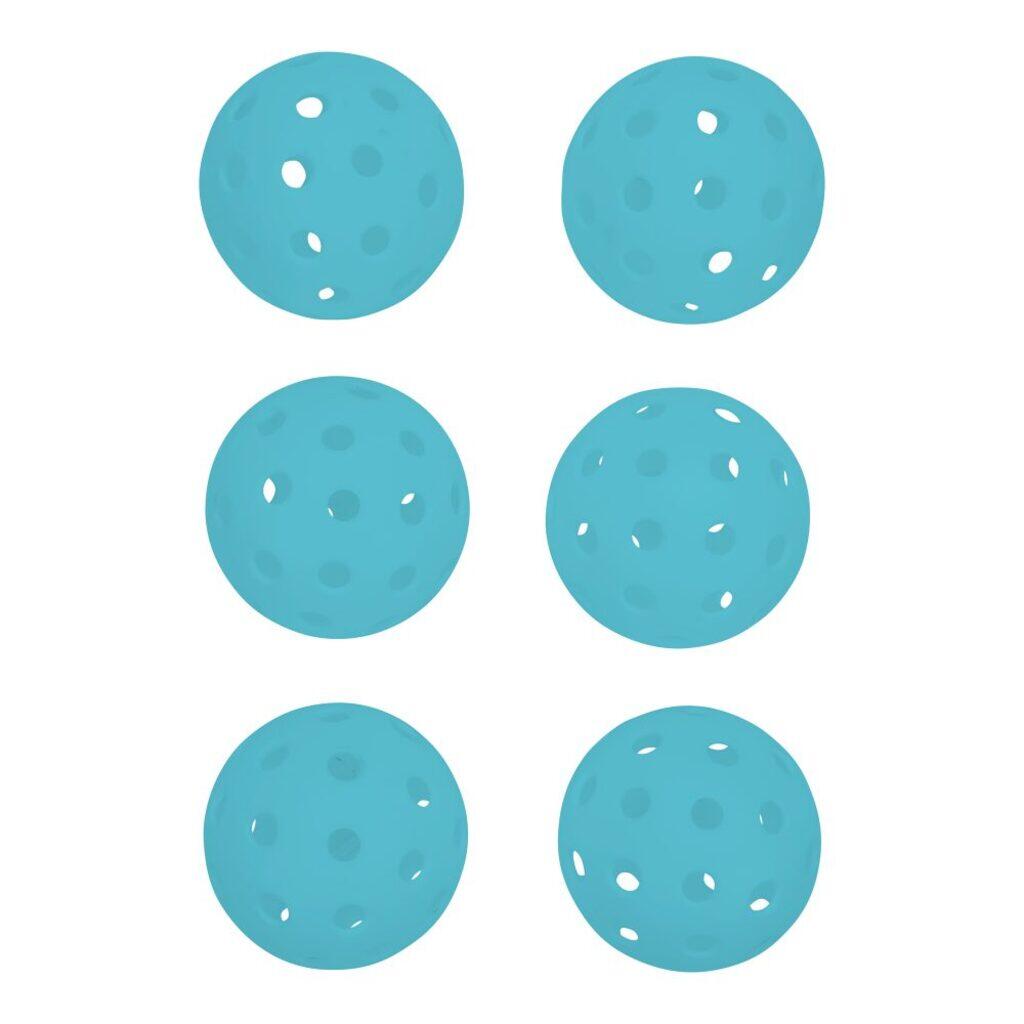 Pure4Fun Pickleball 6er Set 2/5
