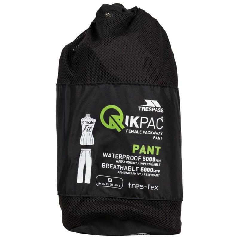 Pantaloni Trespass Qikpac - feminin Packaway Trs Black