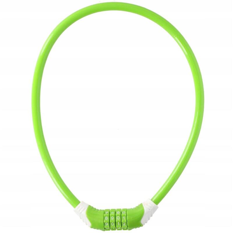 Cablu Antifurt Cu 4 Cifre 65Cm 4 Culori