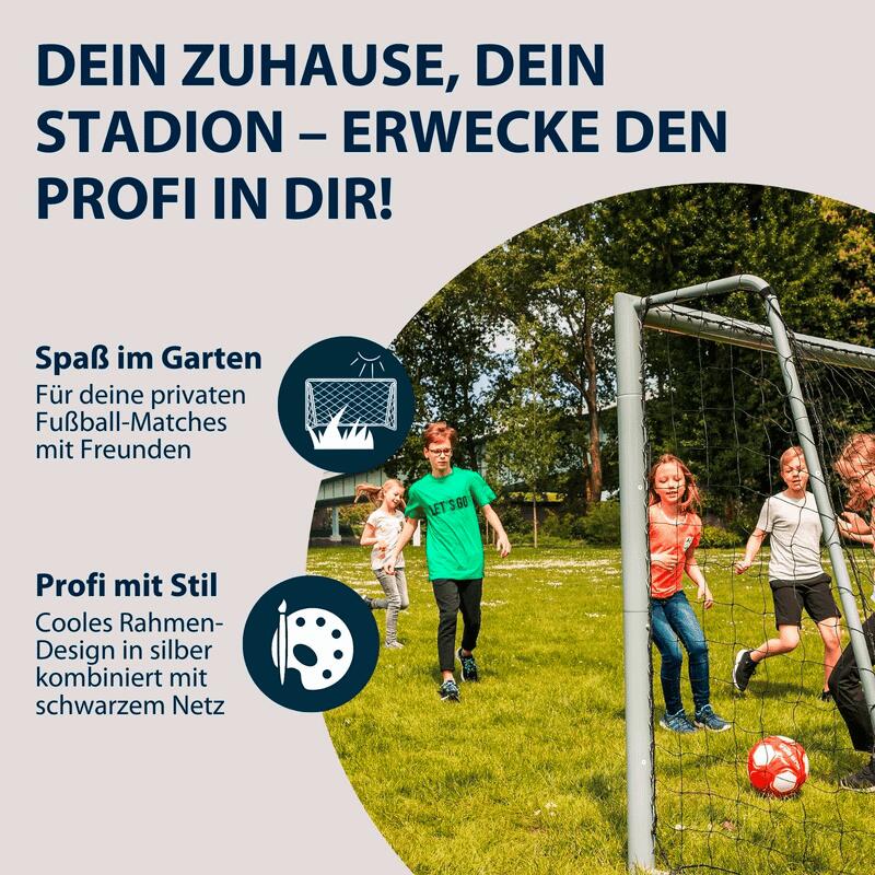 Hudora Voetbalgoal Expert 120 cm - Robuust en Weerbestendig 6/7