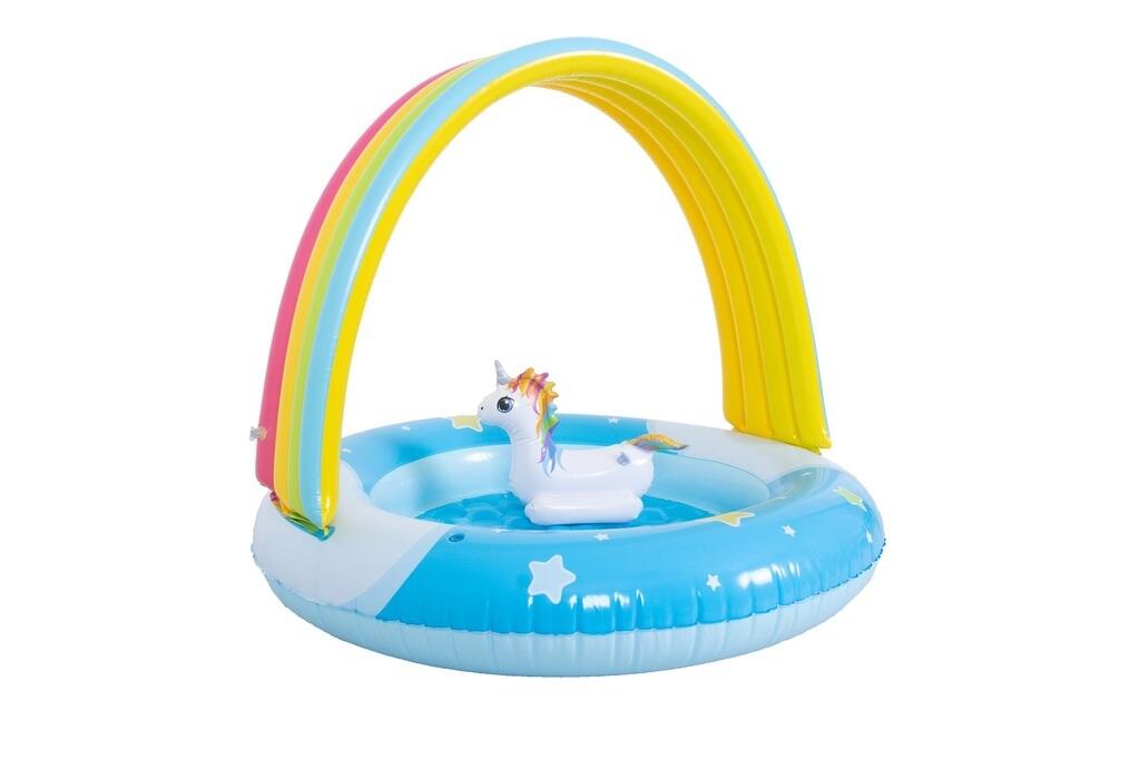 Jilong Regenbogen Einhorn Planschbecken 4/7