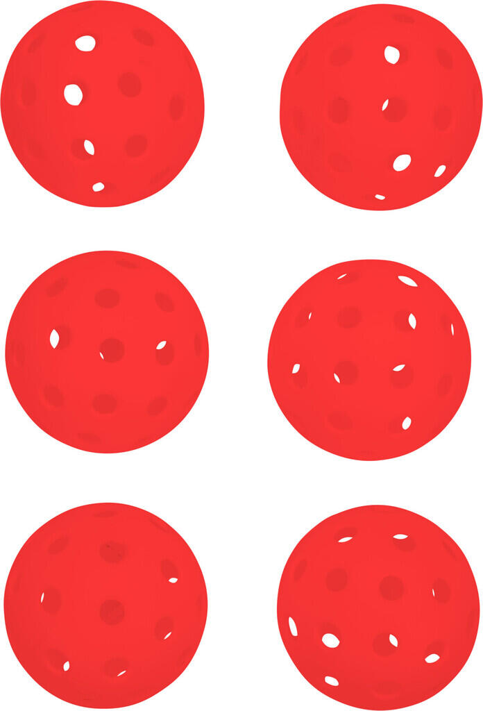 Set da 6 pezzi per pickleball Pure4Fun 2/5