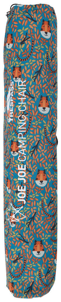 Trespass Joejoe - Kinder-Campingstuhl, blaugrüner Tiger-Print 4/7