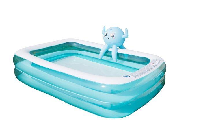 Douche piscine Jilong Octopus bleue fixation réglable 3/6