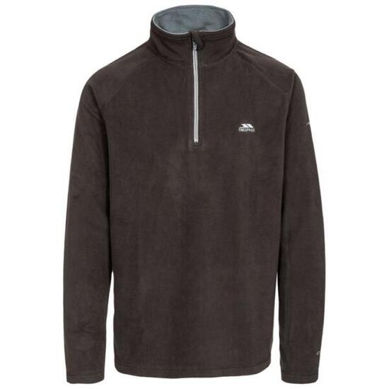 Felpa pile Trespass Blackford uomo 1/2 zip Nero M