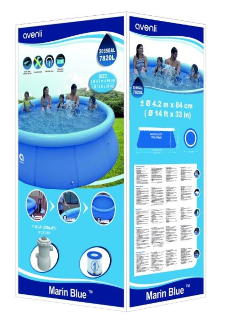 Piscina Jilong Avenli prompt set portabila 3/7