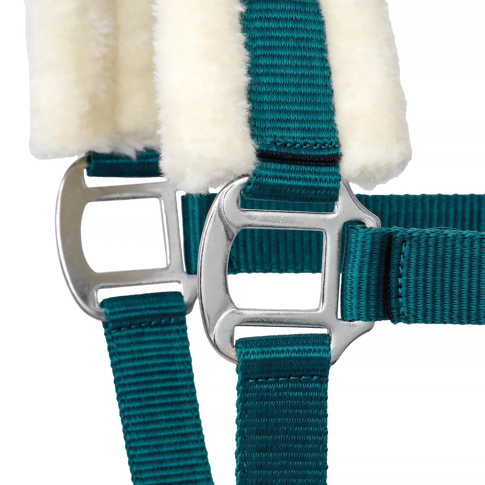 START Capezza imbottita per cavalli e pony con pelliccia Mink 2/4