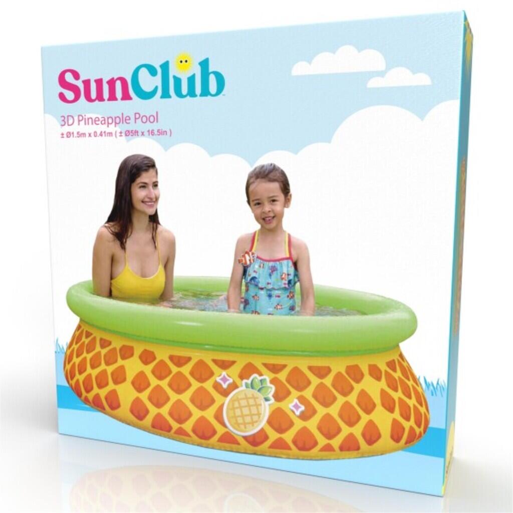 Piscine Jilong Ananas 150 cm PVC motif coloré 457 L 3/6