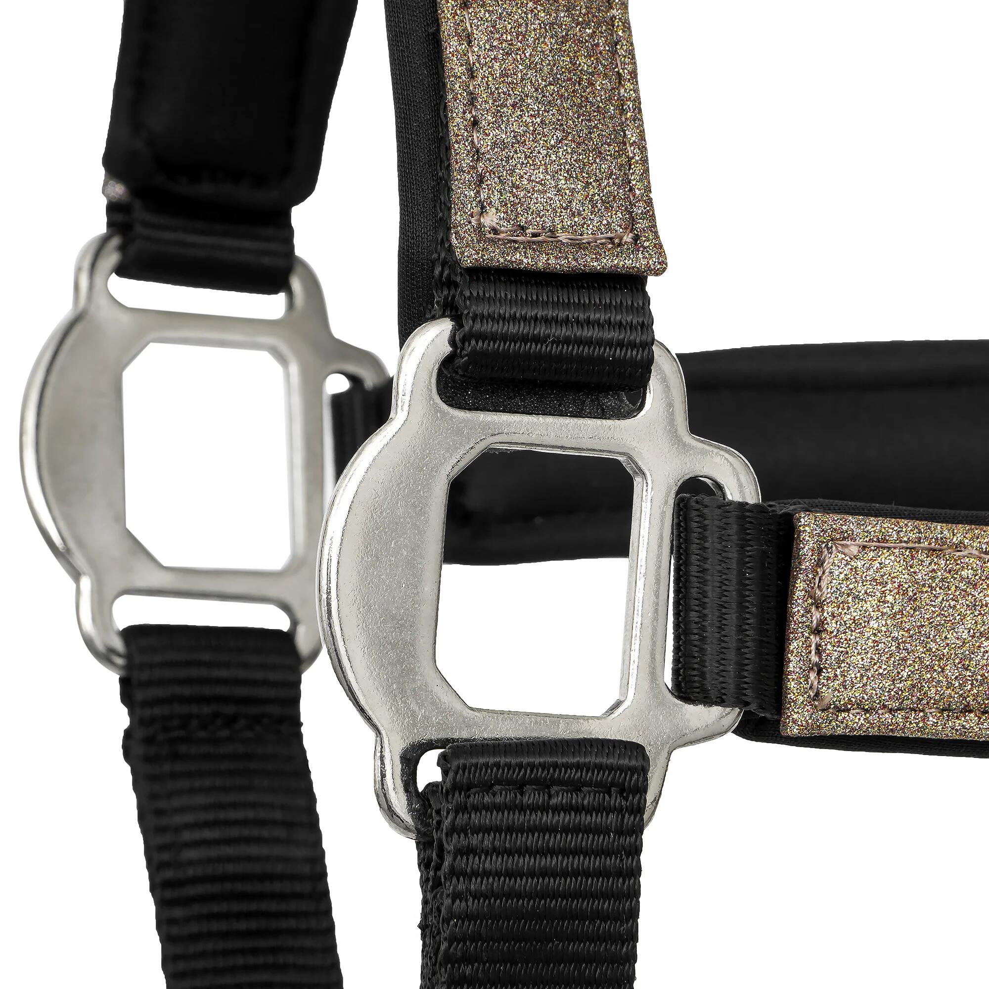 START Neopreen Glitter Tweekleurig glitter rijhalster voor paard en pony 2/5