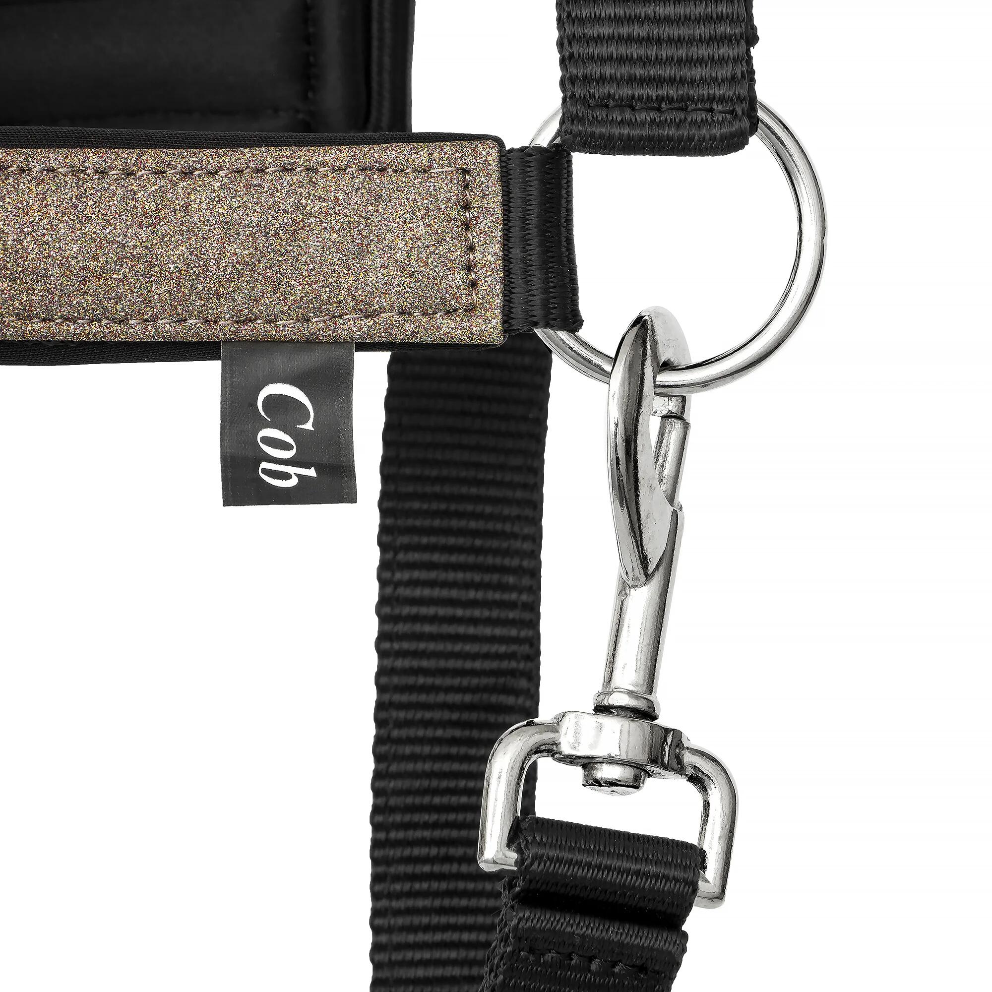 START Neopreen Glitter Tweekleurig glitter rijhalster voor paard en pony 4/5