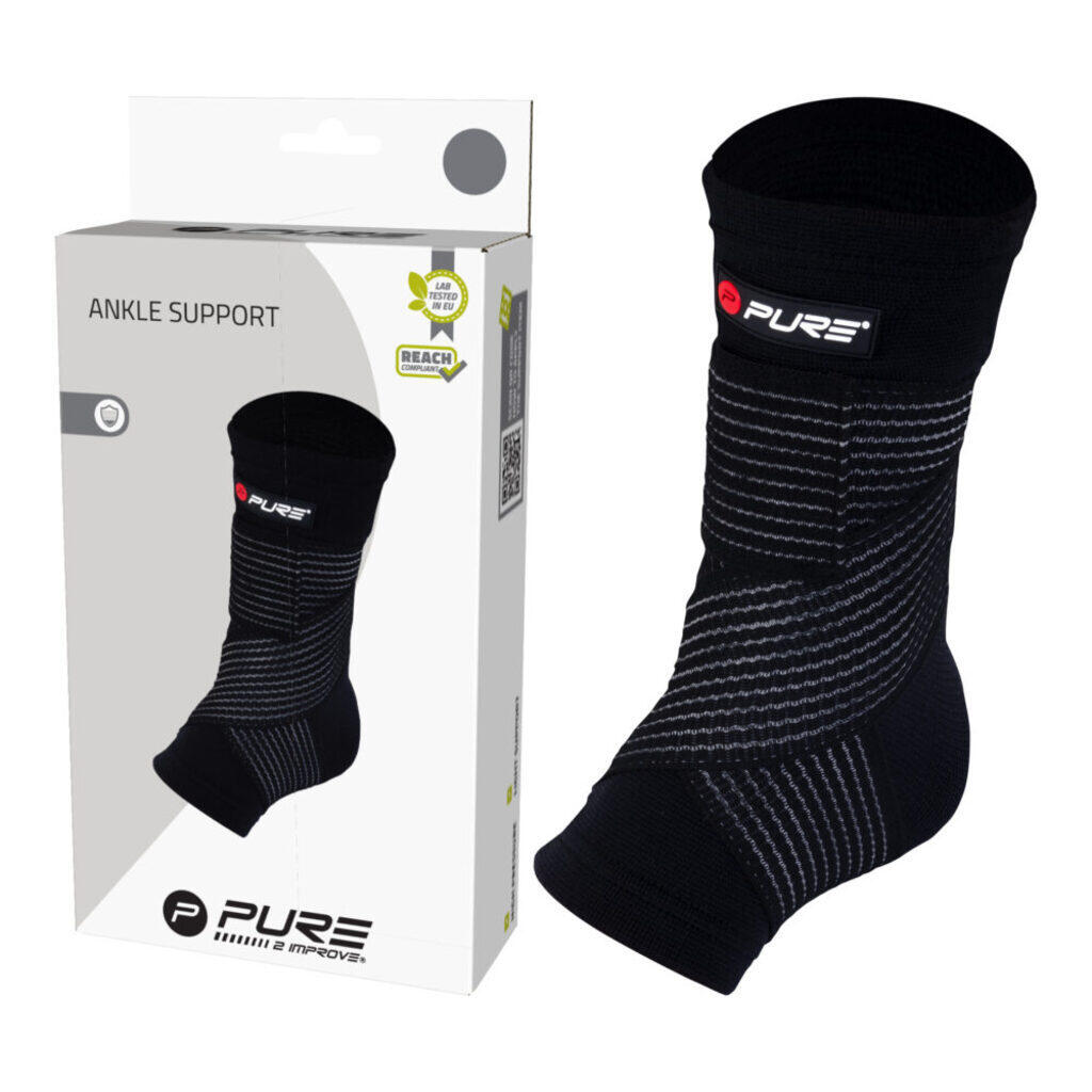 Cavigliera supporto a compressione con bande elastiche 3/7