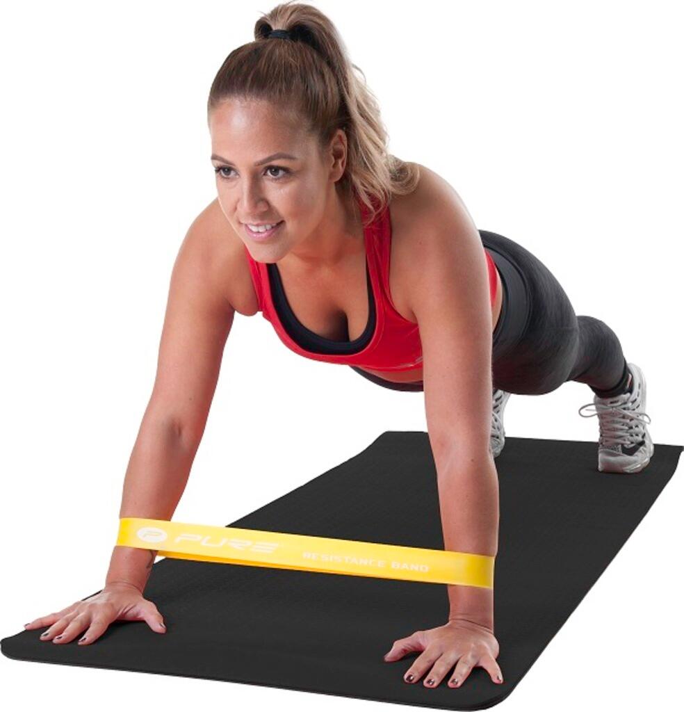 Pure2Improve tapis de fitness 173 x 61 cm TPE noir 4/7