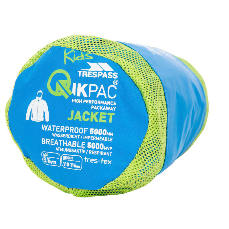 Jachetă Trespass Qikpac - Pachet pentru copii unisex Jkt Cobalt