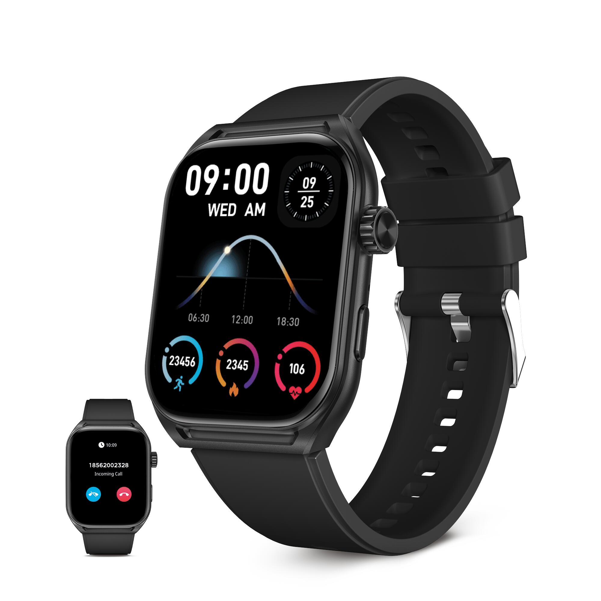 KSIX Urban Move chytré hodinky , AMOLED, sportovní a zdravotní režimy, handsfree