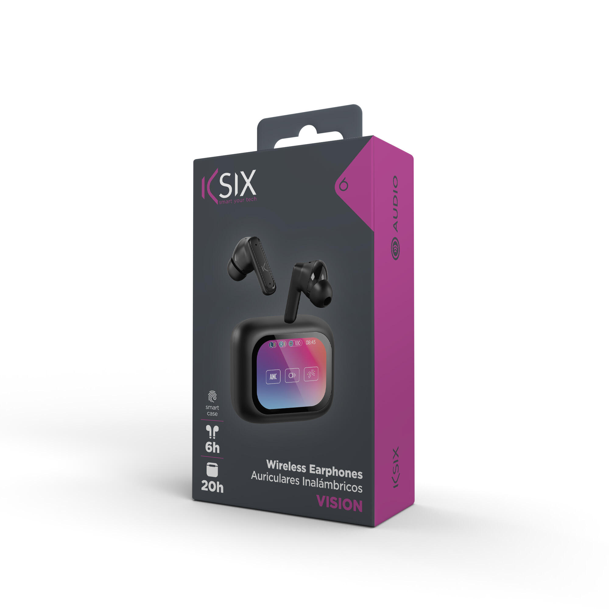 Fones de ouvido sem fio KSIX Vision 7/8