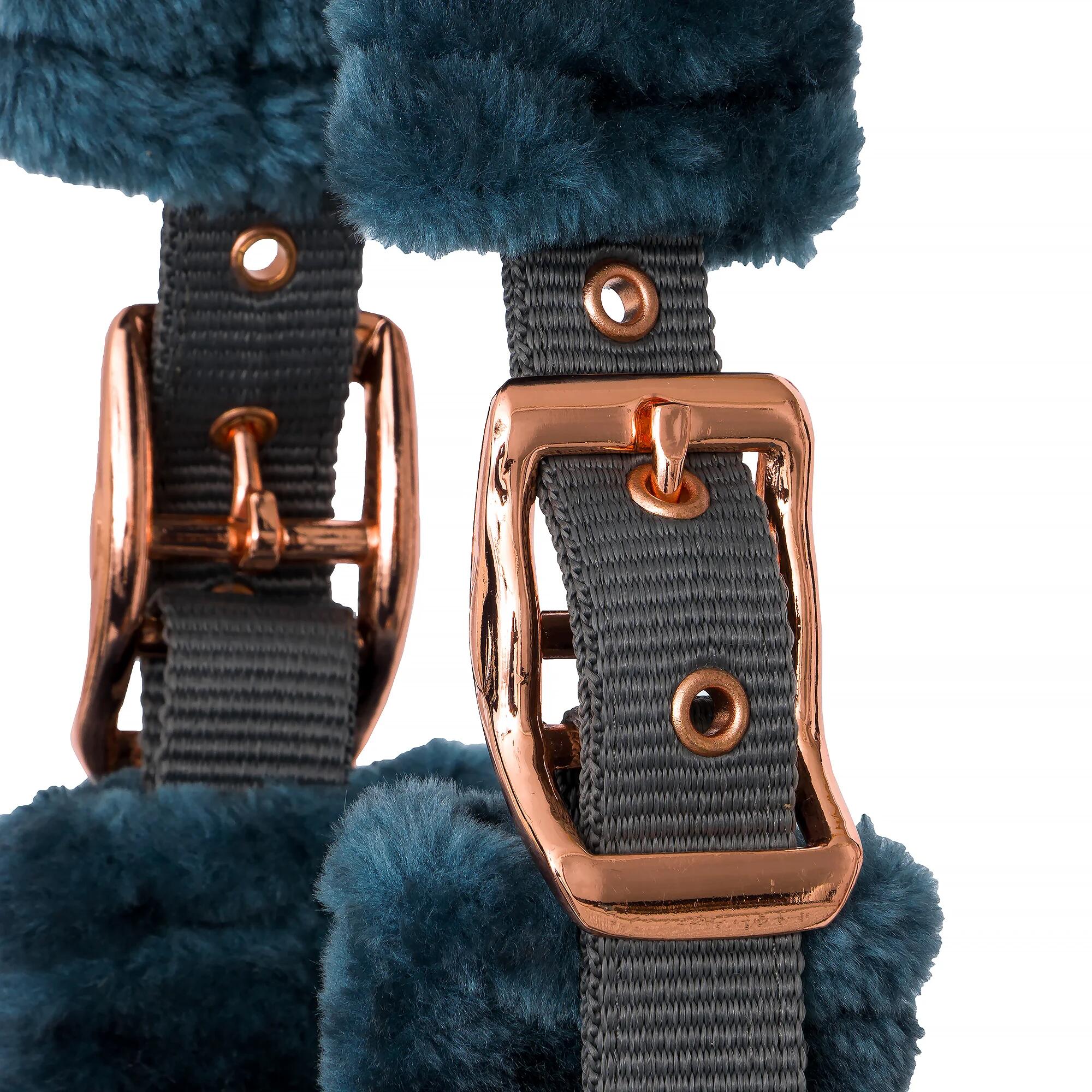 START Teddy RoseGold paardenhalster met zacht bont 4/5