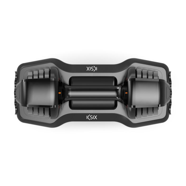Haltère réglable 11 kg Ksix, Fitness, 8 disques, Poignée ergonomique 2/5
