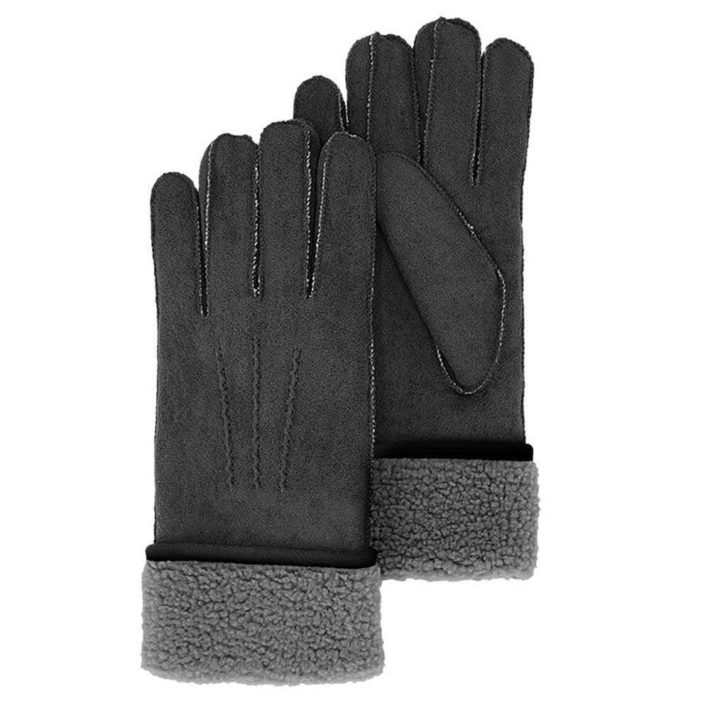 Dames handschoenen - Suède - One Size - Zwart 2/3
