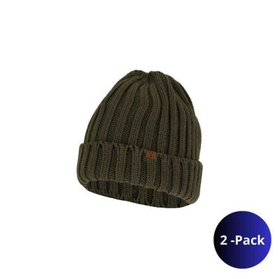 Grofgebreide skimuts heren - fashion - 2-pack - one size