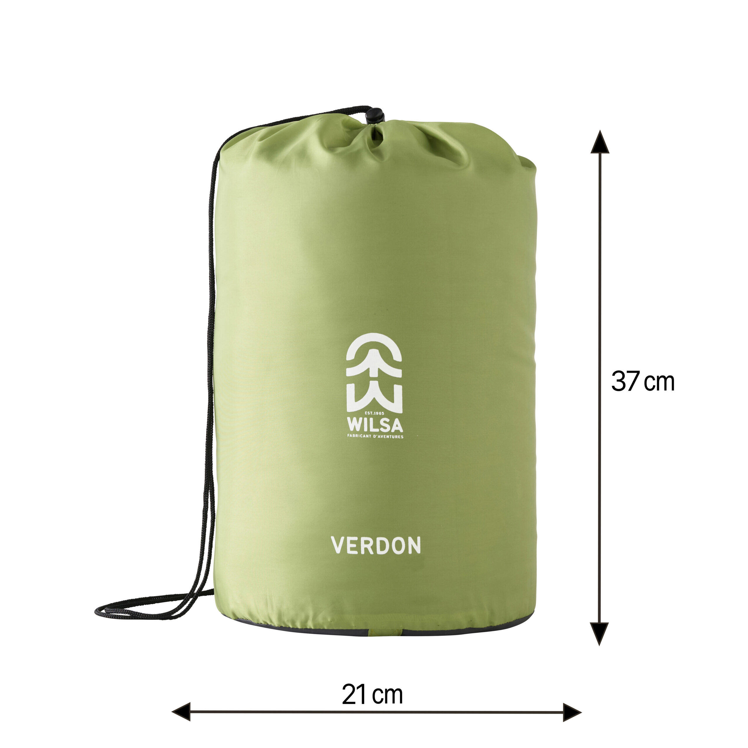 Sac de Couchage Loisir Verdon Confort Gris et vert 4/5