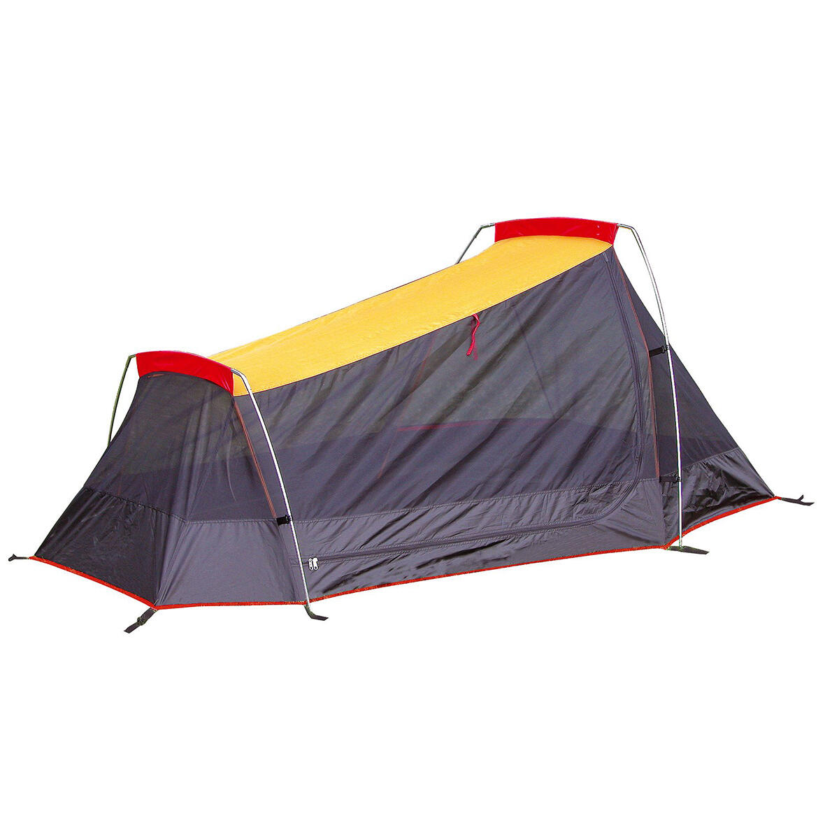 Wilsa Outdoor - Tente Scorpion 2 Gris Et Jaune - Tente - Gris|jaune - 2 Places - Decathlon