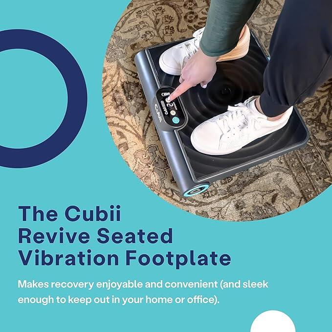 CUBII - Cubii Revive – Seated Vibration Footplate For Muscle Recovery ...