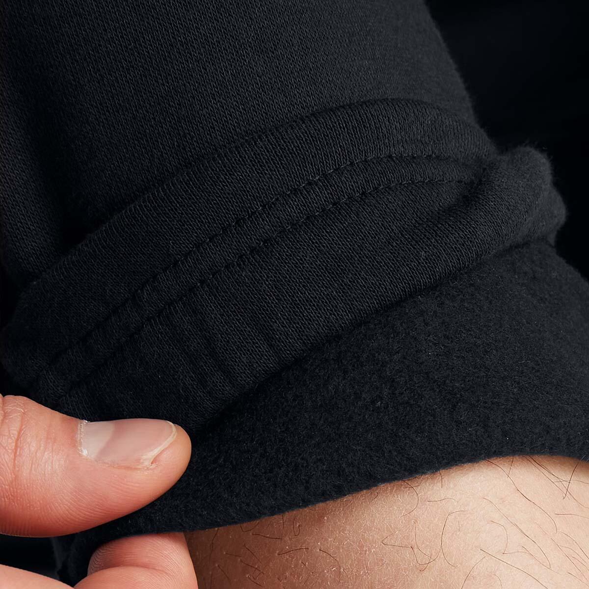 Pantalón De Chándal Ua Icon Fleece Para Hombre Con Bandas Negro/blanco 6/6