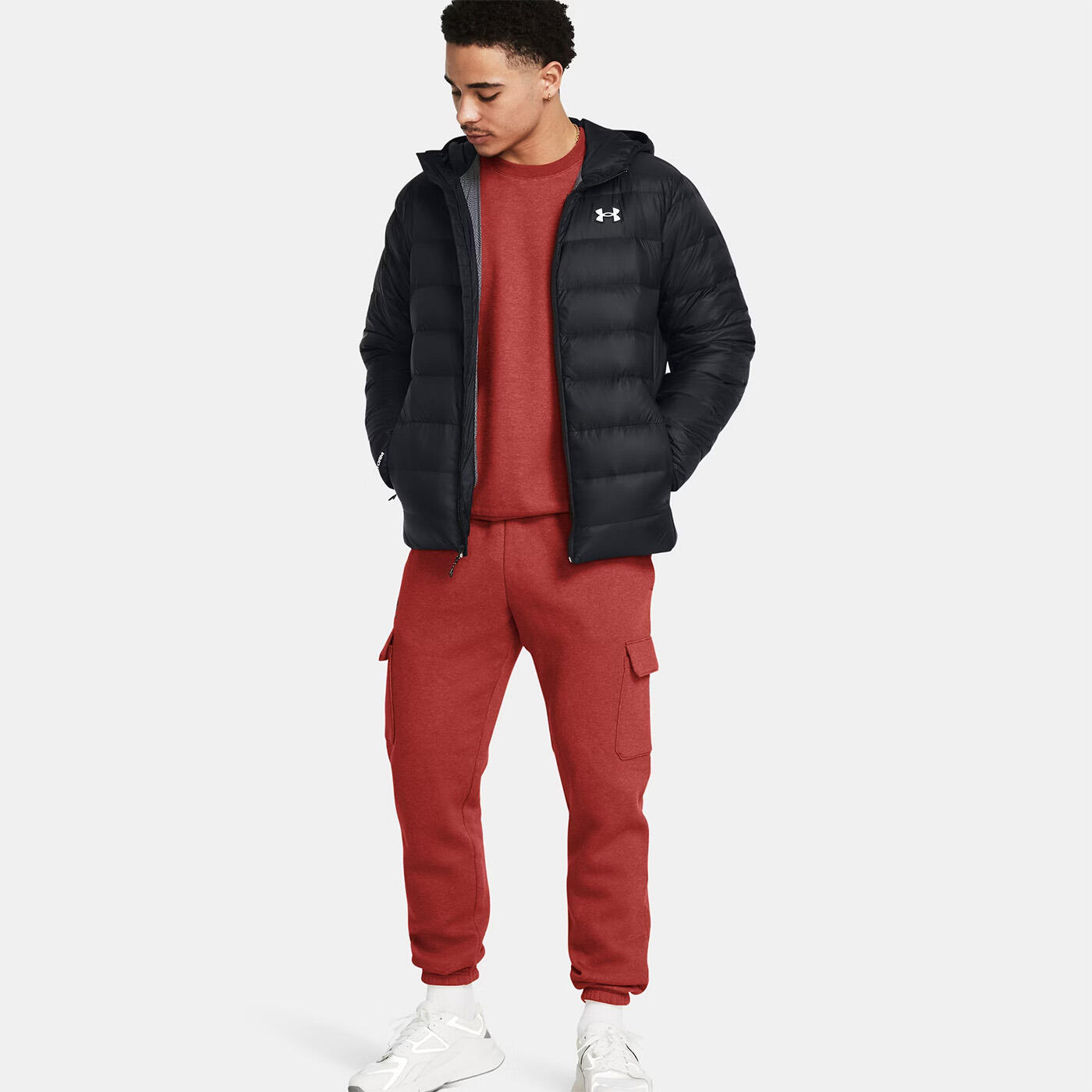 Doudoune à capuche UA Legend pour homme Under Armour Noir 5/7