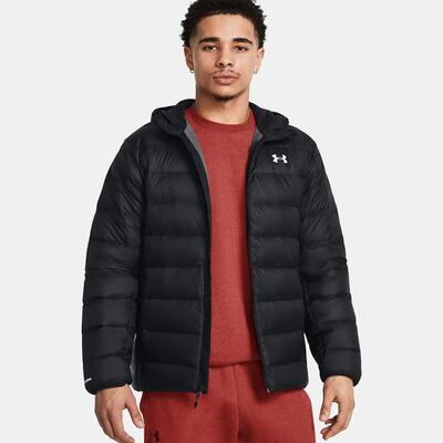 Ua legend gewatteerde herenjas met capuchon under armour