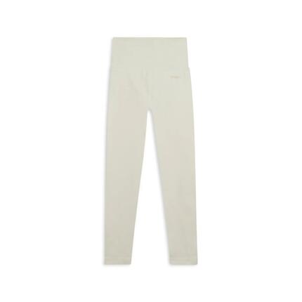 Leggings 7/8 à taille haute en tissu côtelé sans coutures
