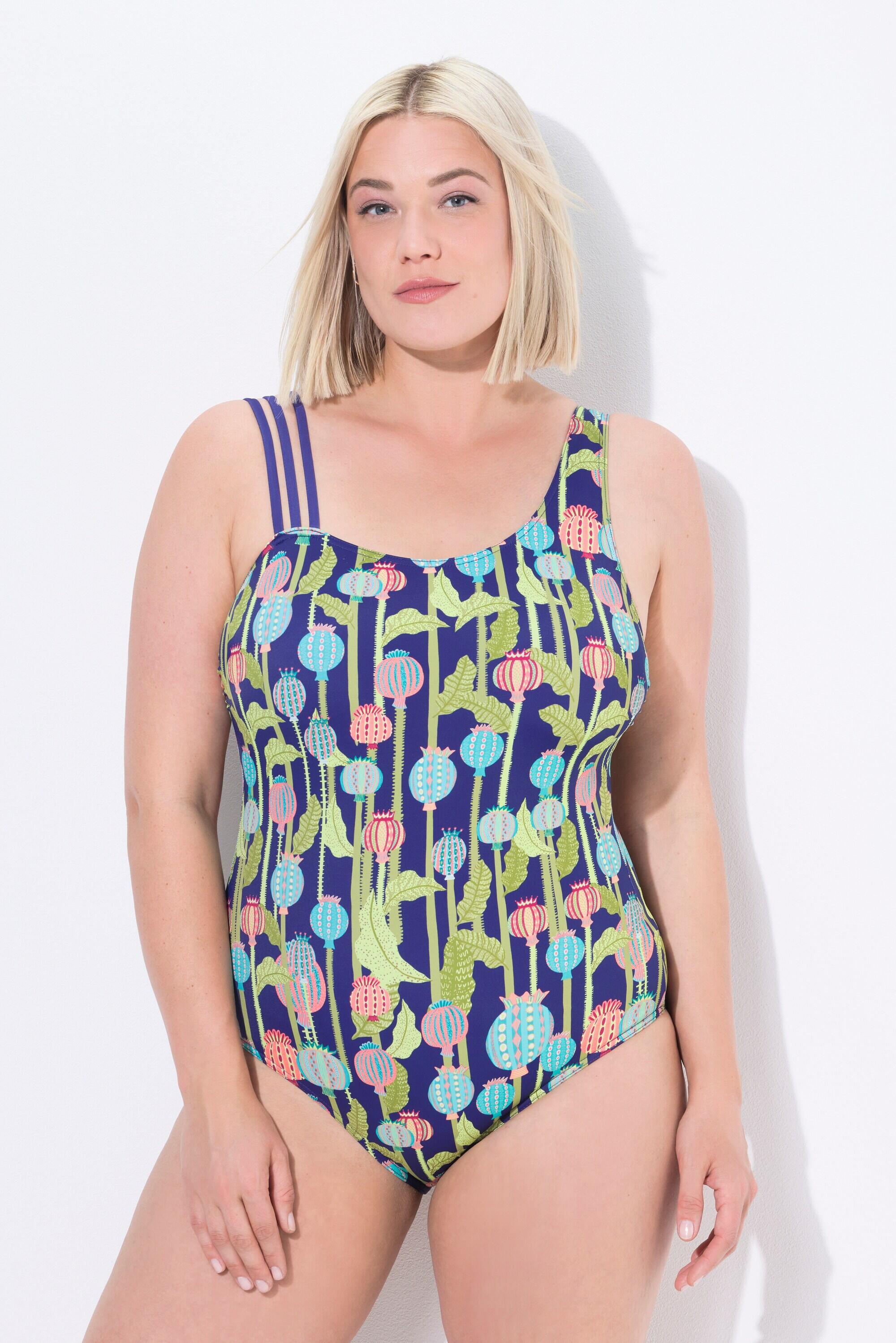 Femme Maillot de bain avec bonnets souples et bretelle triple matière recyclée 6/7