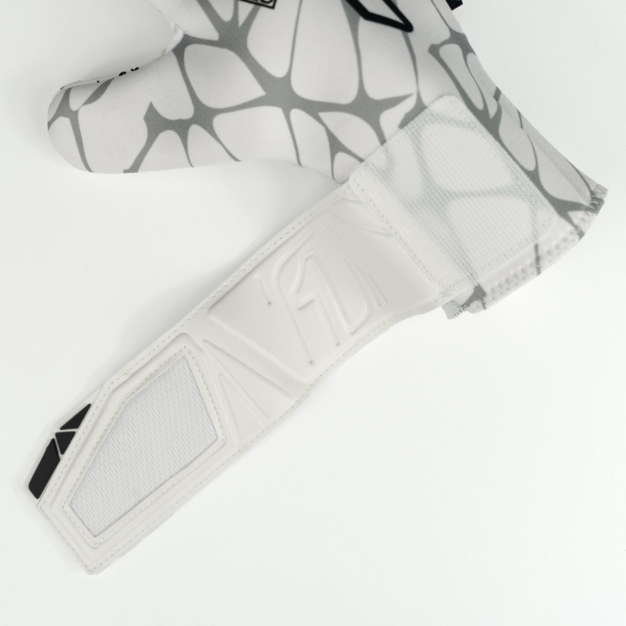 Guanti da Portiere Calcio Rinat Adulto Santoloco AS Bianco Erba Sintetica 4/6