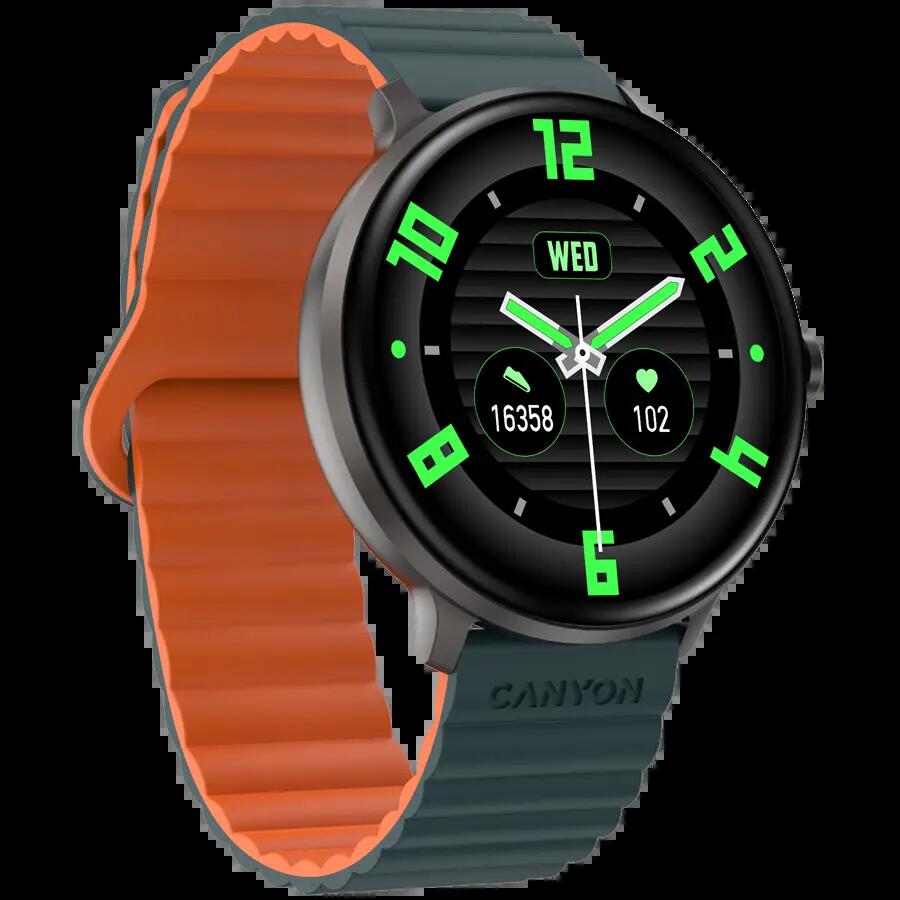 Montre conectada Canyon Jacky SW-69 Verde/Laranja 3/6
