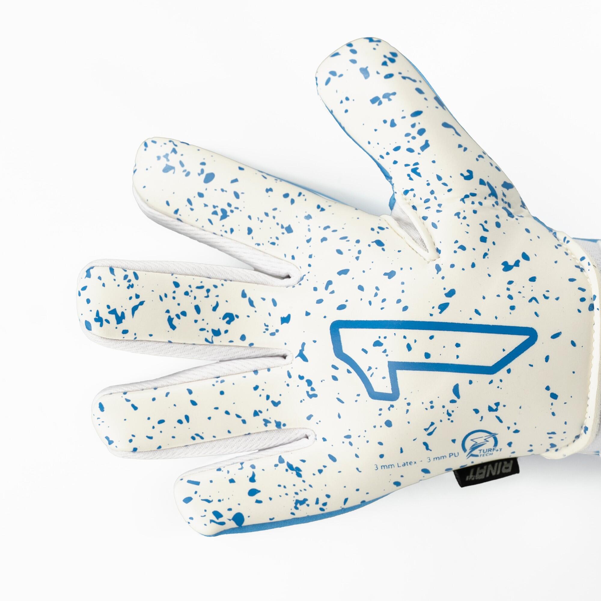 Gants Gardien Rinat Adulte Aries X AS Bleu Pelouse Artificielle 3/6