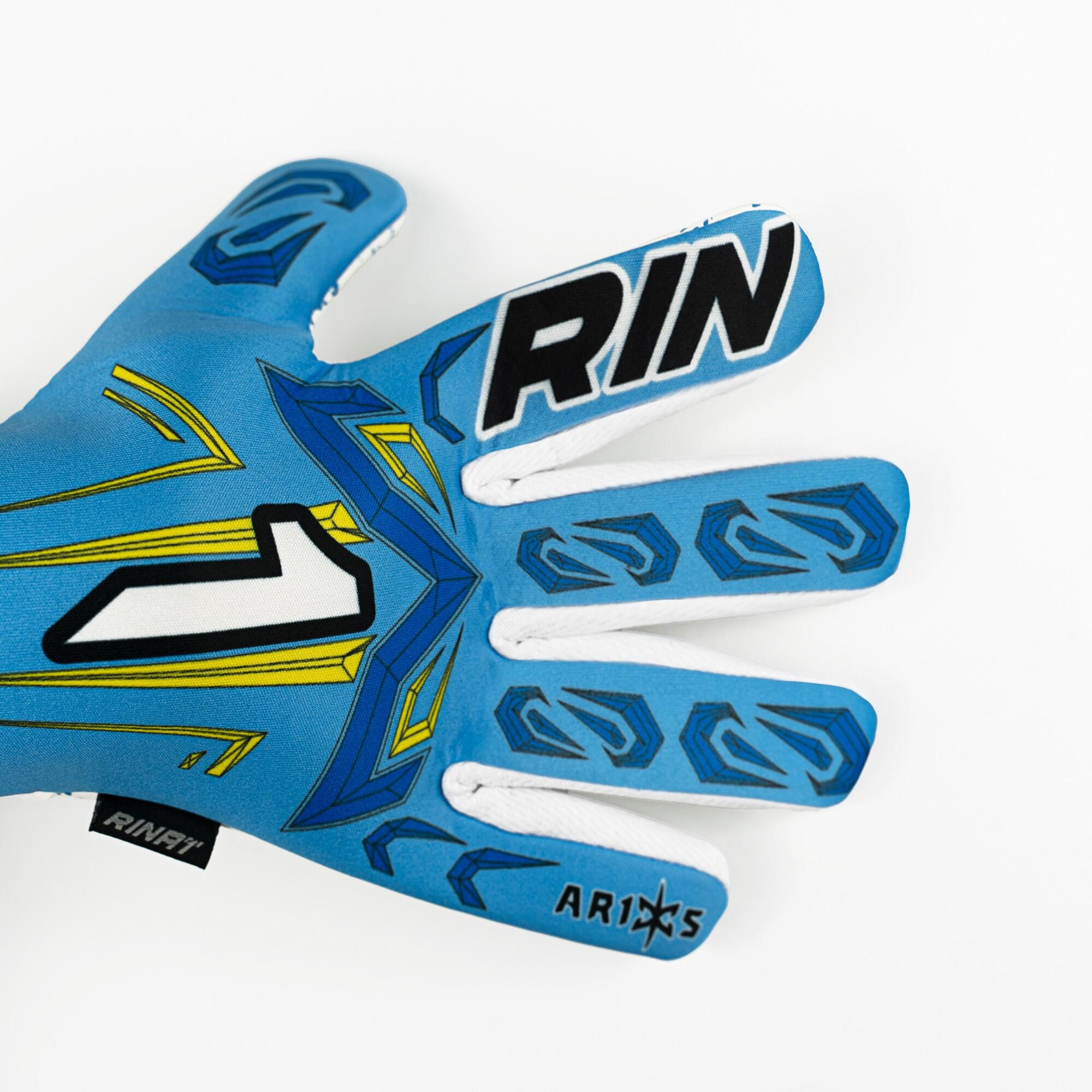 Gants Gardien Rinat Adulte Aries X AS Bleu Pelouse Artificielle 2/6