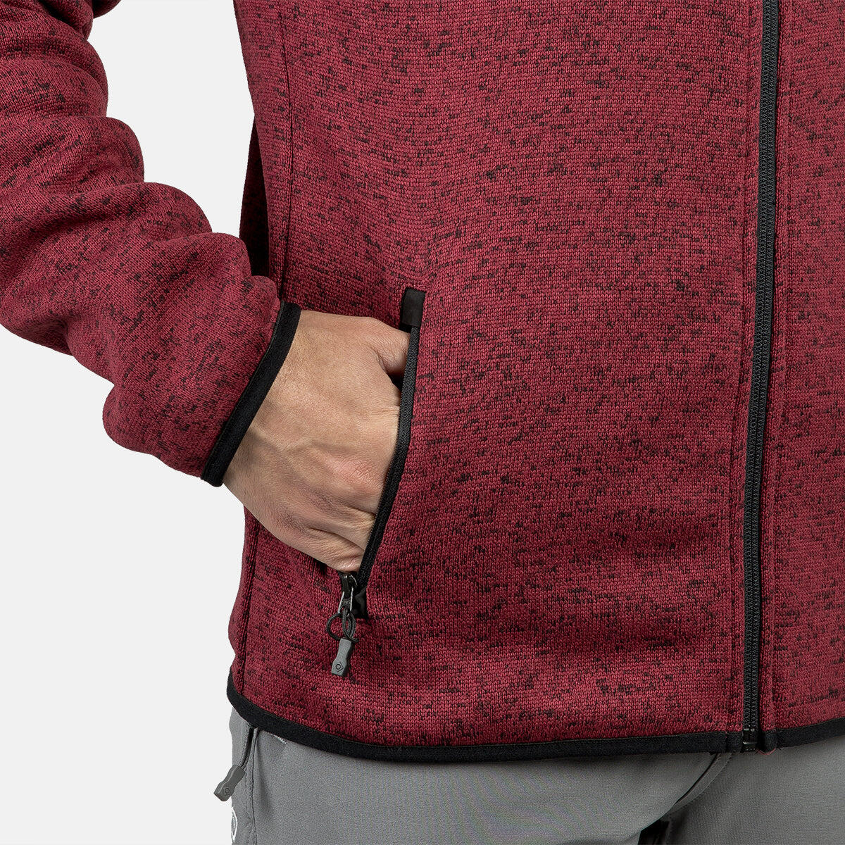 Fleecejacke SAMAUN M | Wärme und Stil mit Fleece-Effekt für den Winter 3/4