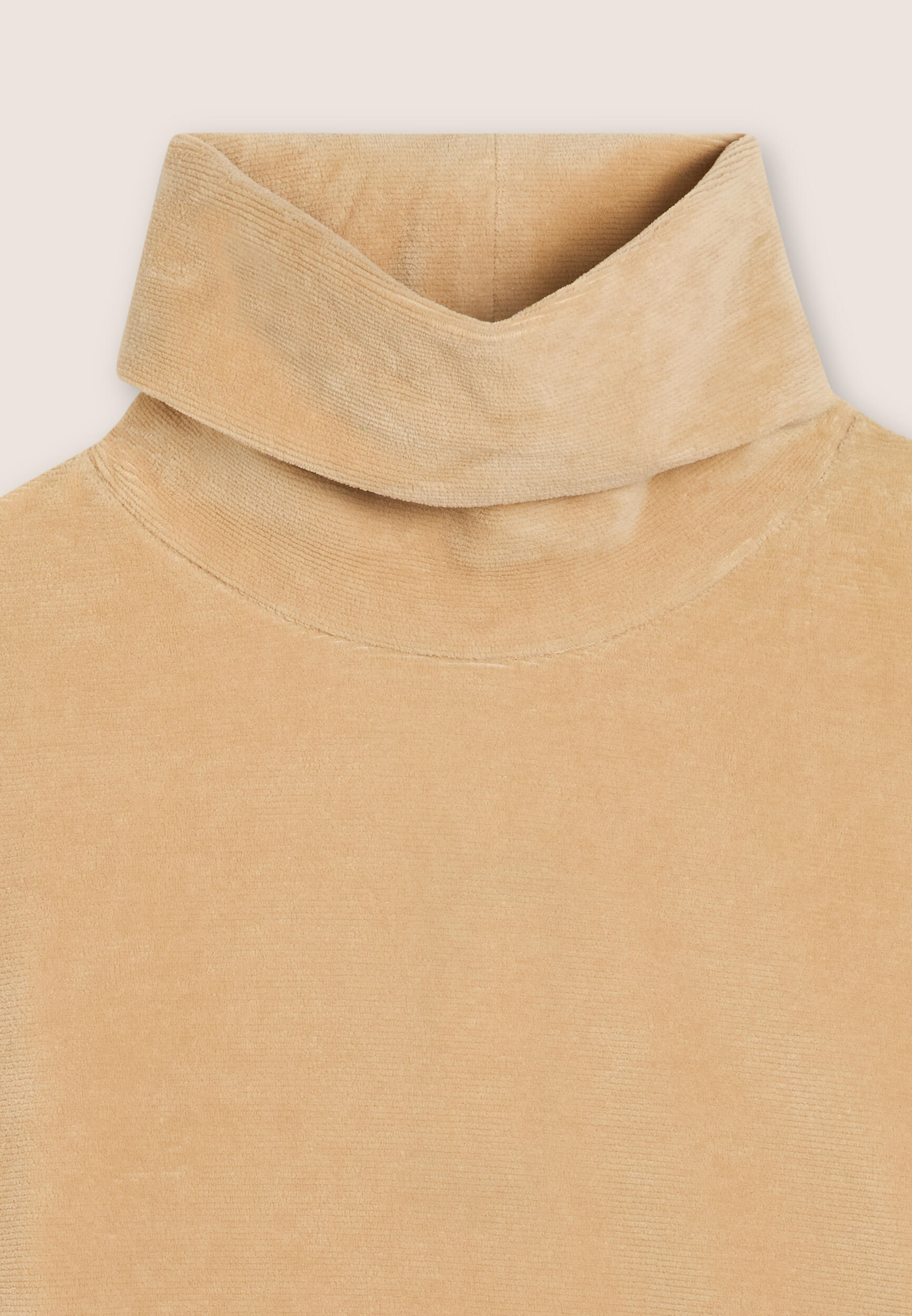 Sweat-shirt rayé en chenille avec col montant 3/3