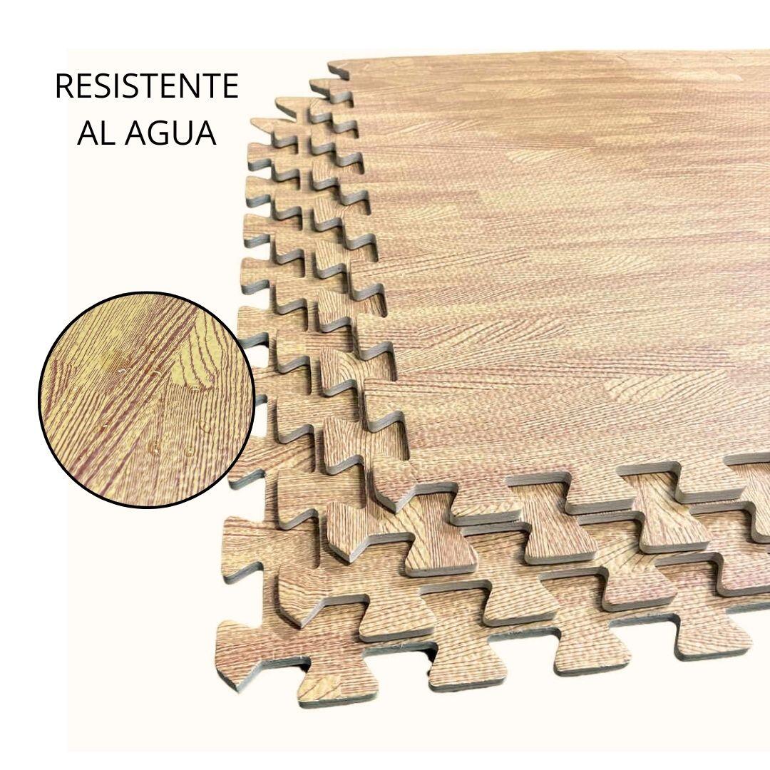 Kit 4 Tapetes Protetores 60 x 60 x 1 cm, Madeira 5/7