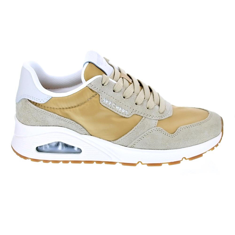 Skechers - Baskets Baskets Femme Skechers Uno Air Vintage Dayz Mostaza - Baskets - Beige - Decathlon