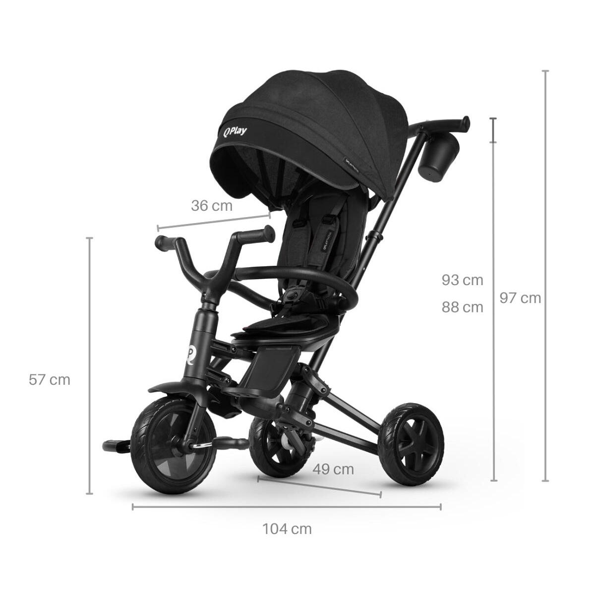 Tricycle Qplay Nova Niello Noir 2/3